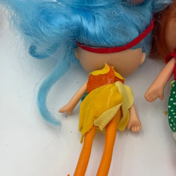 Vintage Strawberry Shortcake Doll 11pc Kenner 1980s Huckleberry Pie Blueberry - Picture 8 of 10